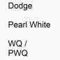 Preview: Dodge, Pearl White, WQ / PWQ.